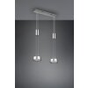 Trio Leuchten Franklin Pendelleuchte LED Nickel-Matt, 2-flammig