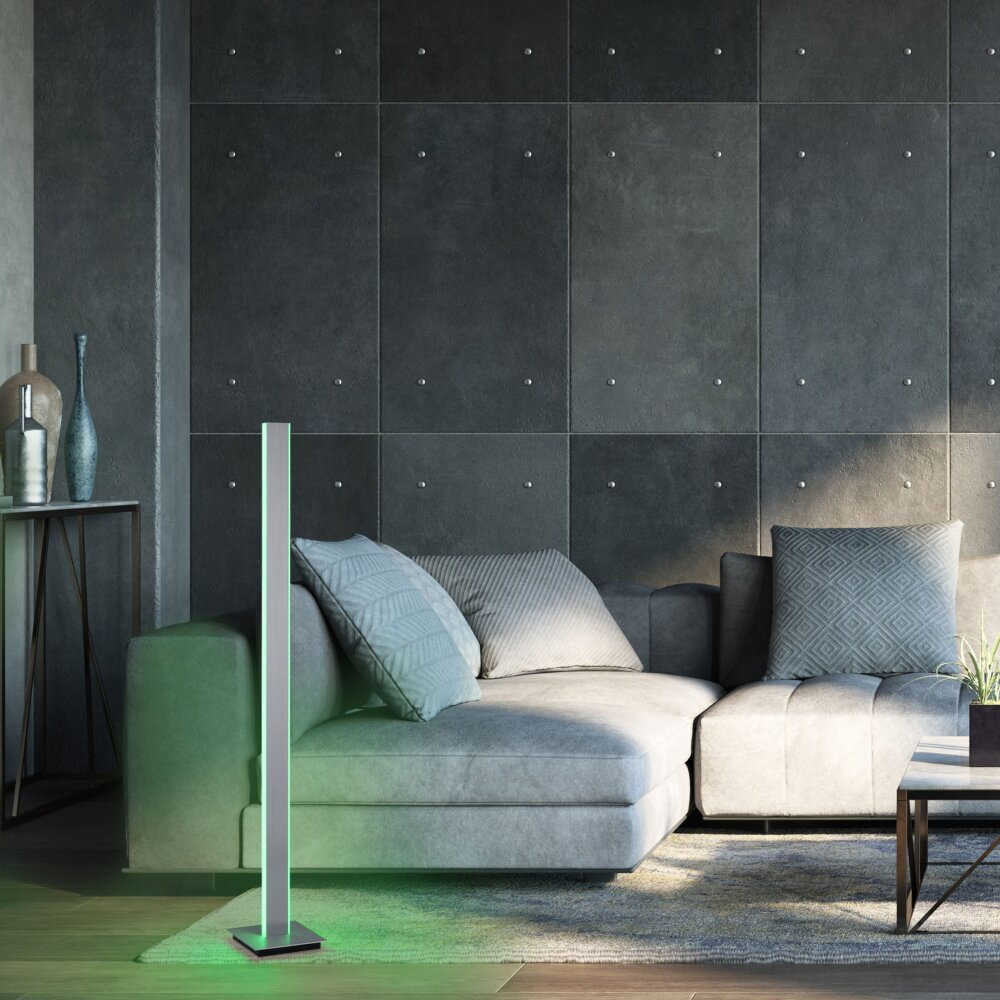 Paul Neuhaus Q-ADRIANA Stehleuchte LED Aluminium, 2-flammig, Fernbedienung main product photo