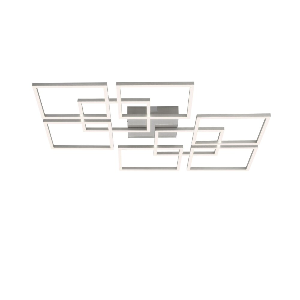 Paul Neuhaus Q-INIGO Deckenleuchte LED Stahl gebürstet, 7-flammig, Fernbedienung main product photo