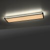 Leuchten Direkt MARIO Deckenleuchte LED Schwarz, 1-flammig, Fernbedienung, Farbwechsler