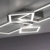 Leuchten Direkt IVEN Deckenleuchte LED Stahl gebürstet, 2-flammig