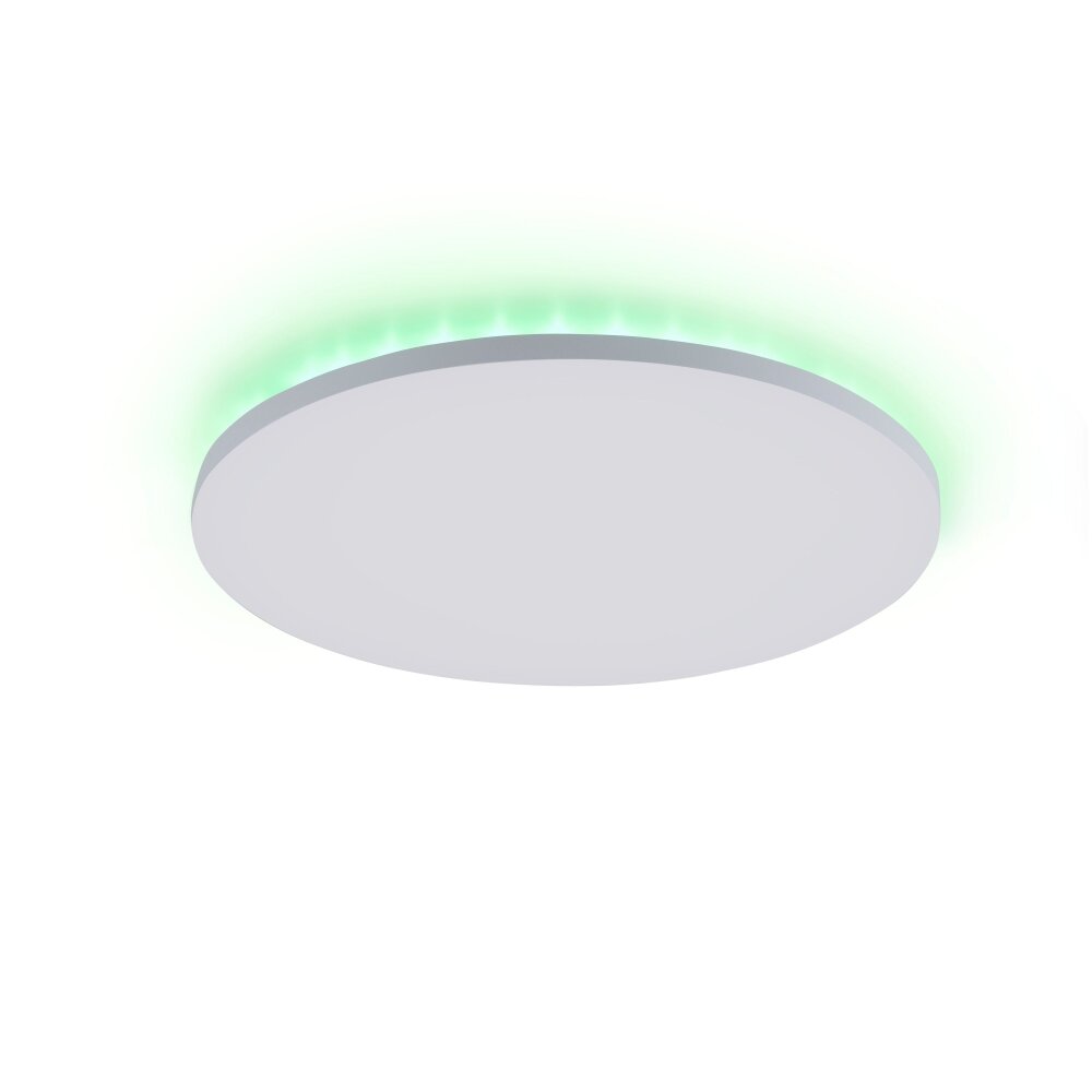Leuchten Direkt GUSTAV Deckenleuchte LED Weiß, 1-flammig, Fernbedienung, Farbwechsler main product photo