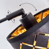 Tallaboa Bogenlampe Schwarz, 5-flammig