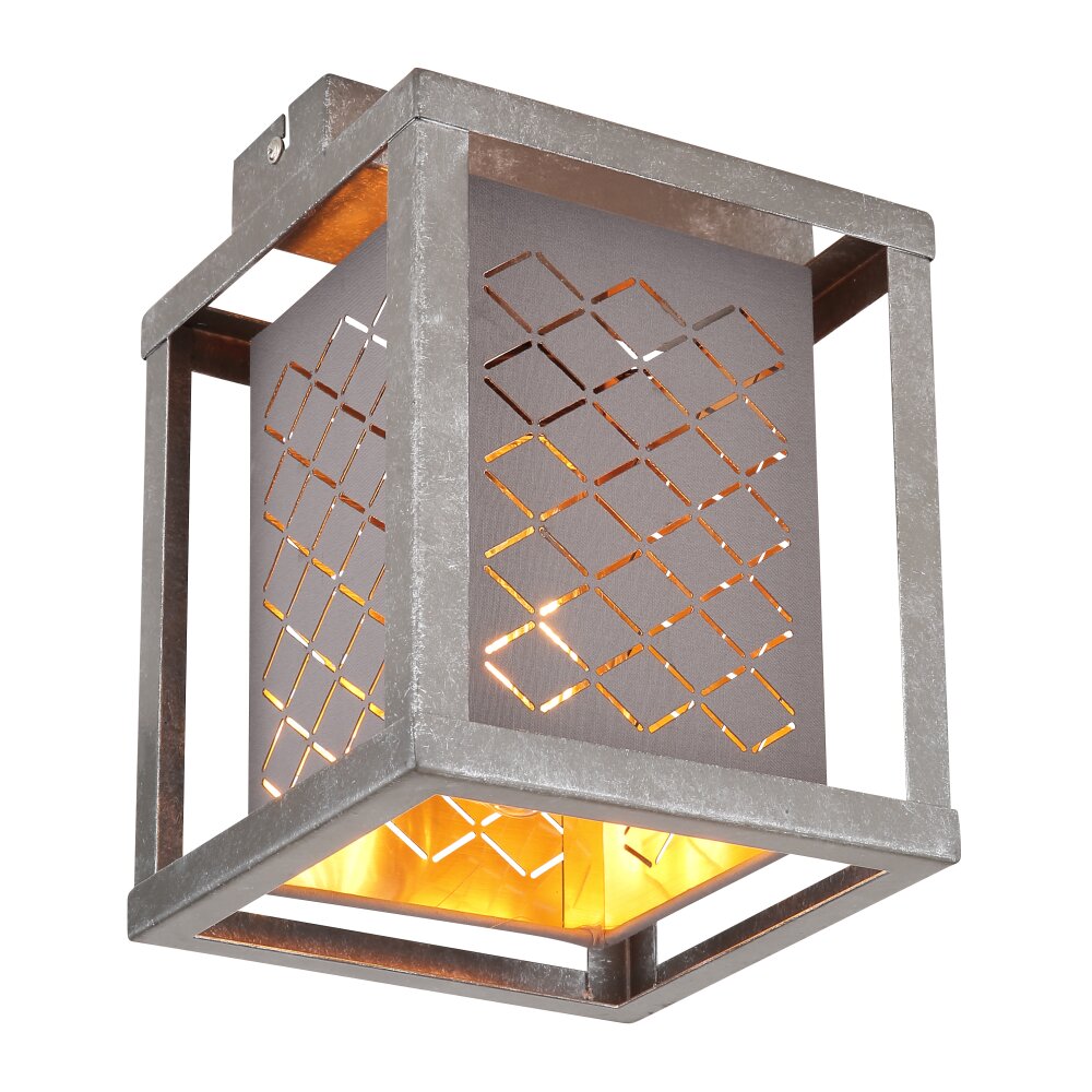 Globo THOMAS Deckenleuchte Altsilber, 1-flammig main product photo