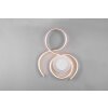 Trio Leuchten Jive Deckenleuchte LED Nickel-Matt, 1-flammig, Fernbedienung