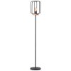 Brilliant Leuchten Tosh Stehlampe Naturfarben, Schwarz, 1-flammig