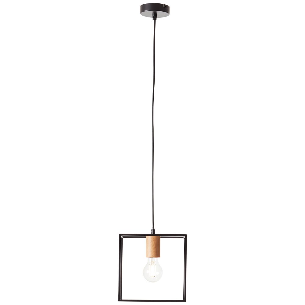 Brilliant Leuchten Arica Pendelleuchte Schwarz, 1-flammig main product photo