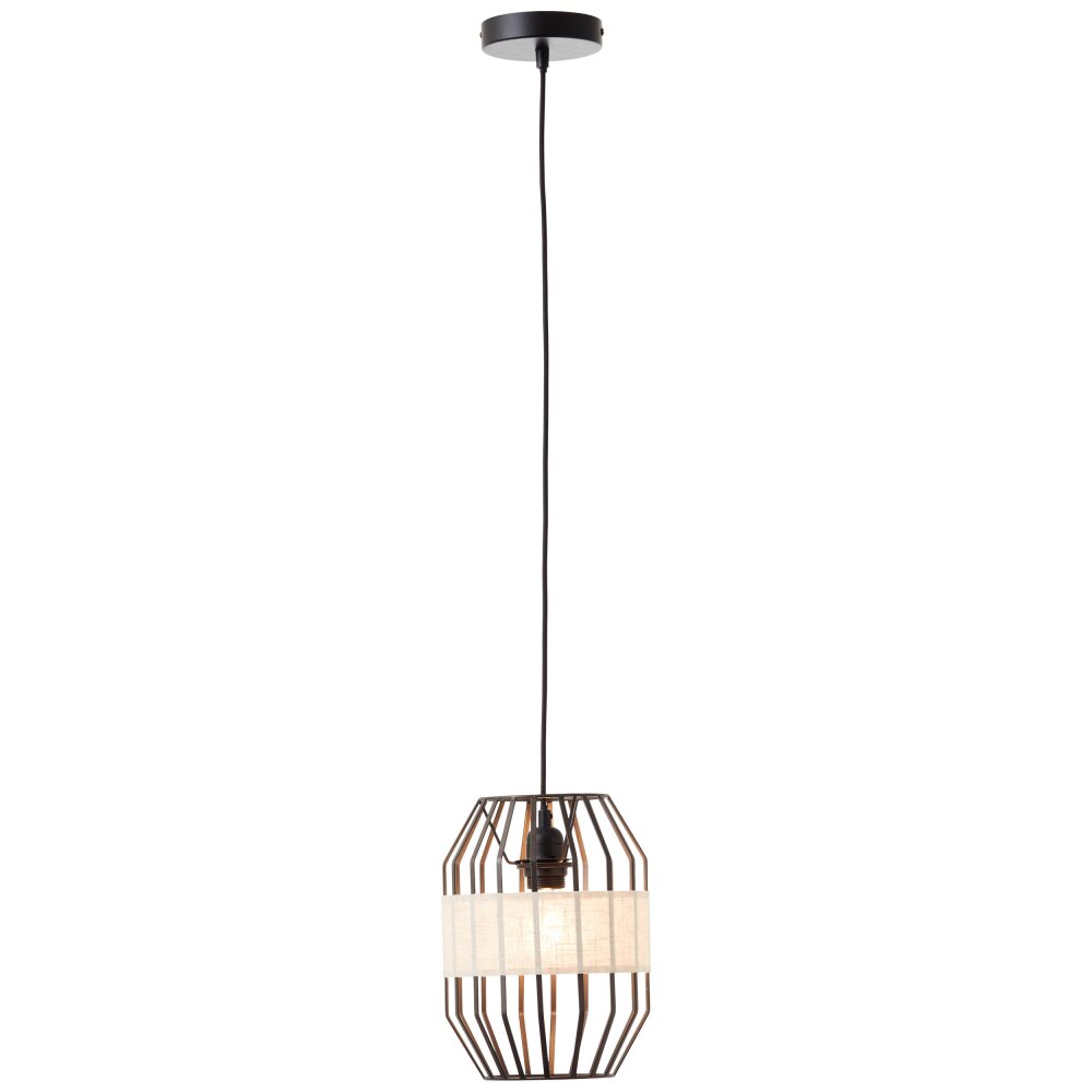 Brilliant Leuchten Slope Pendelleuchte Schwarz, 1-flammig main product photo