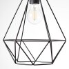 Brilliant Leuchten Drewno Pendelleuchte Holz hell, Schwarz, 1-flammig