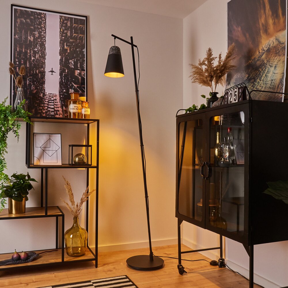 Juvansbo Stehleuchte Schwarz, 1-flammig main product photo