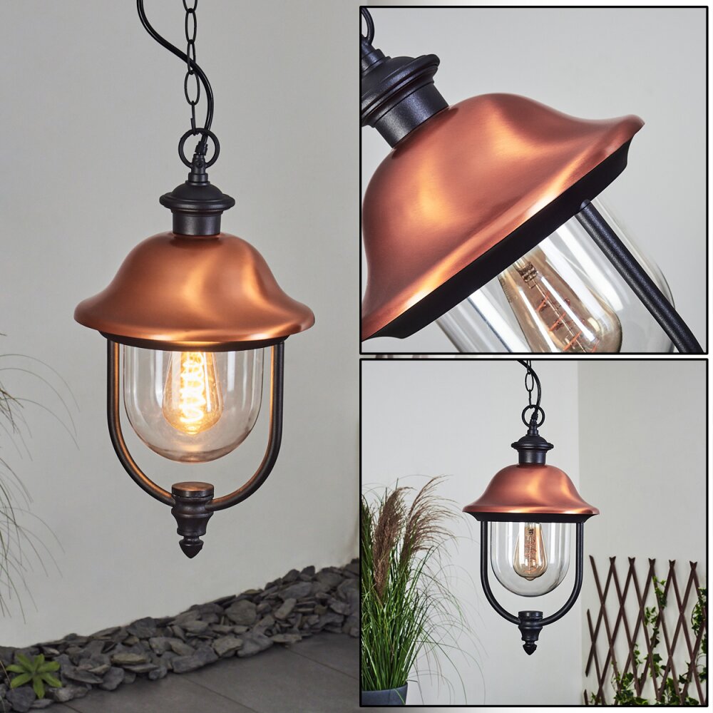Gascon Außenhängeleuchte Schwarz, 1-flammig main product photo