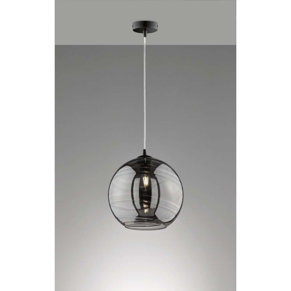 Fischer & Honsel Opie Pendelleuchte Schwarz, 1-flammig main product photo