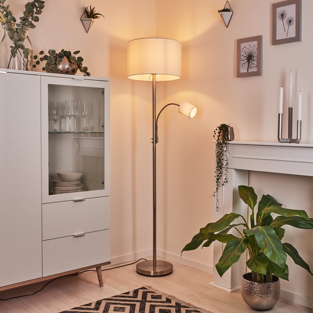 Vezza Stehleuchte Nickel-Matt, 2-flammig main product photo