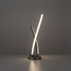 Leuchten Direkt LOLAsmart-SWING Tischleuchte LED Stahl gebürstet, 1-flammig, Fernbedienung, Farbwechsler