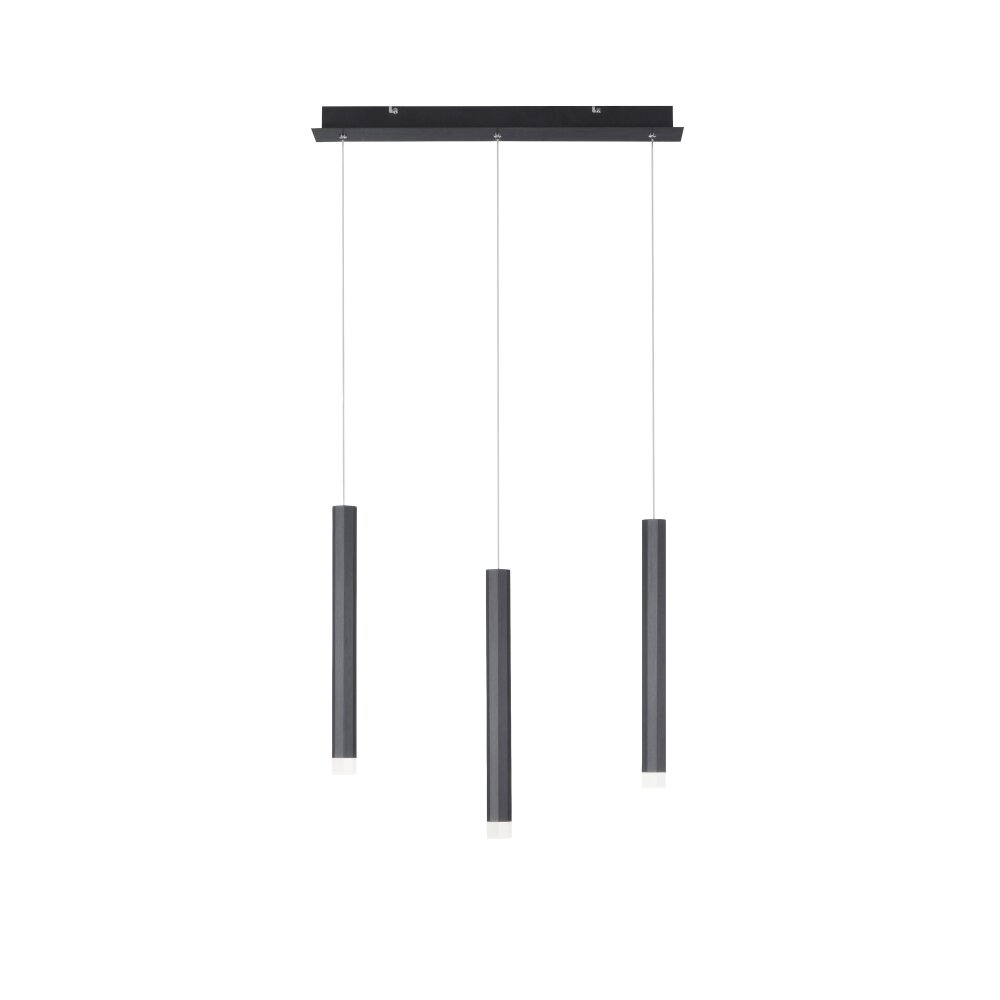 Leuchten Direkt BRUNO Pendelleuchte LED Schwarz, 3-flammig main product photo