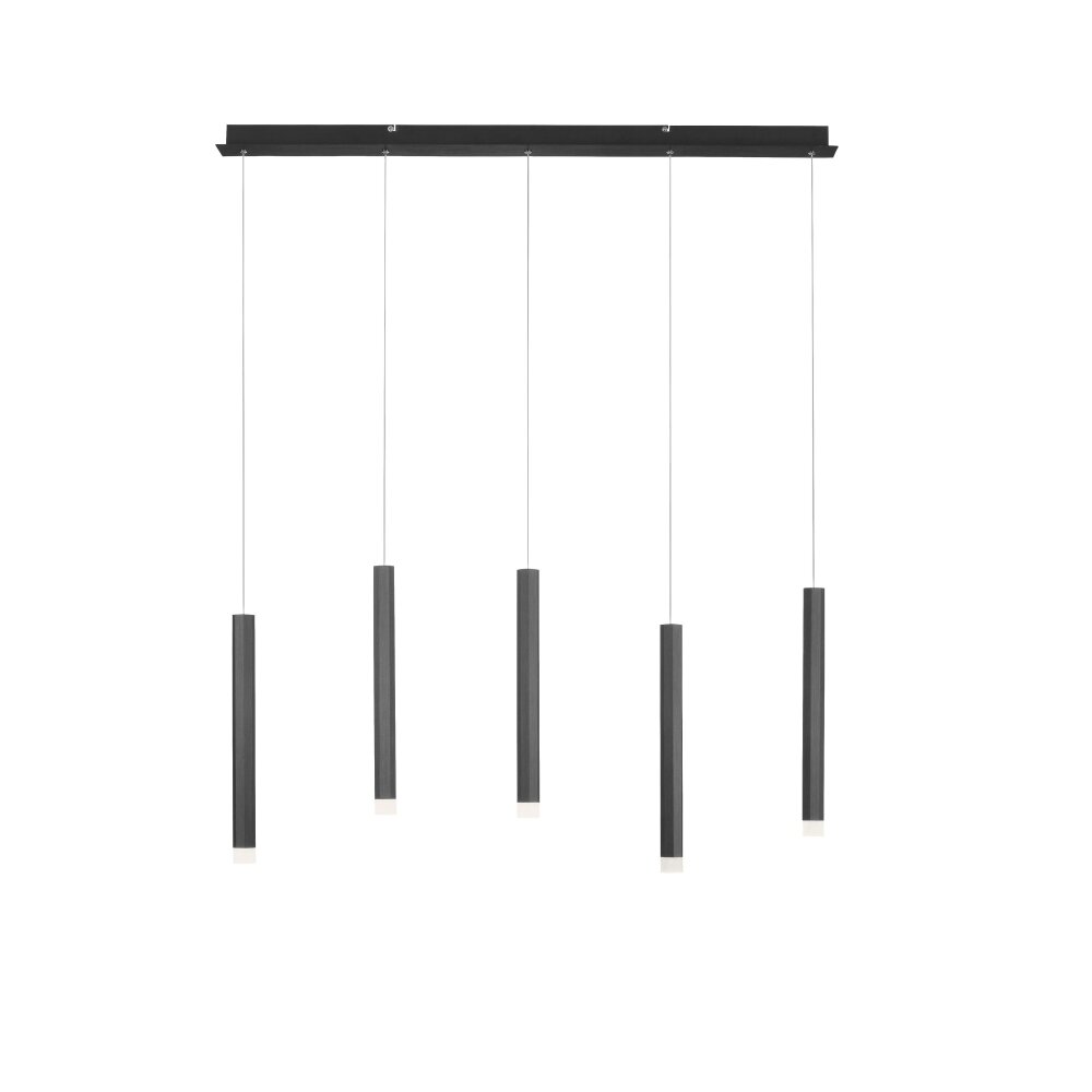 Leuchten Direkt BRUNO Pendelleuchte LED Schwarz, 5-flammig main product photo