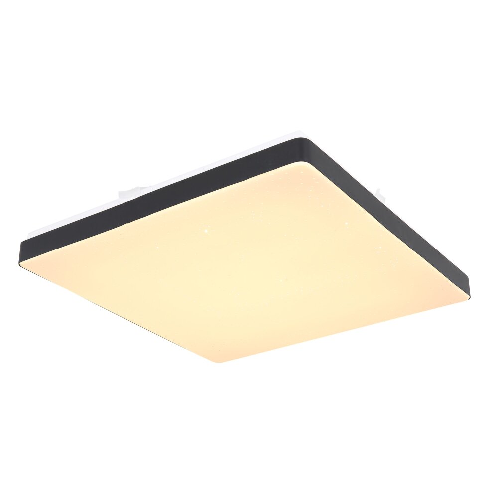Globo RAINA Deckenpanel LED Schwarz, Weiß, 1-flammig main product photo