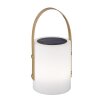 FHL easy Bari Außentischleuchte LED Weiß, 1-flammig, Fernbedienung, Farbwechsler