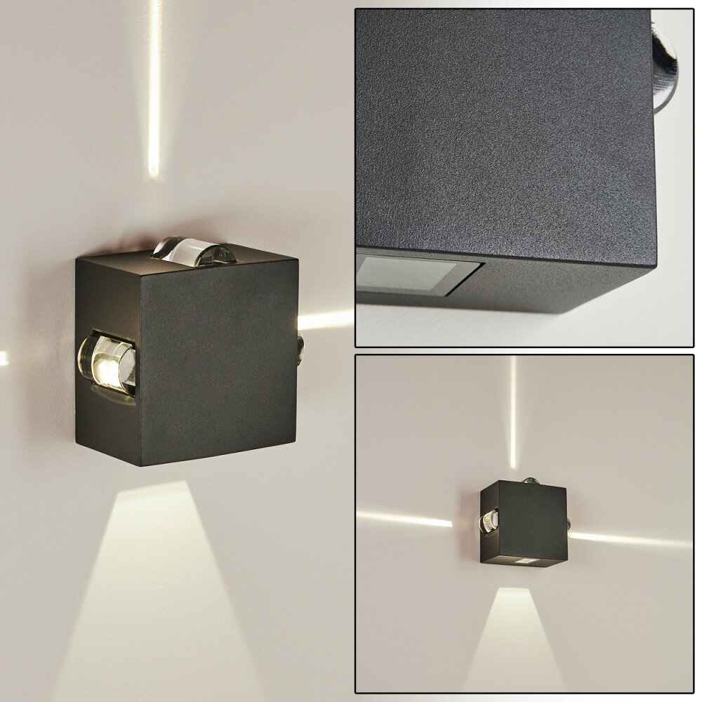 Bedou Außenwandleuchte LED Anthrazit, 1-flammig main product photo