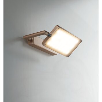 Luce Design Book Wandleuchte LED Gold, 1-flammig