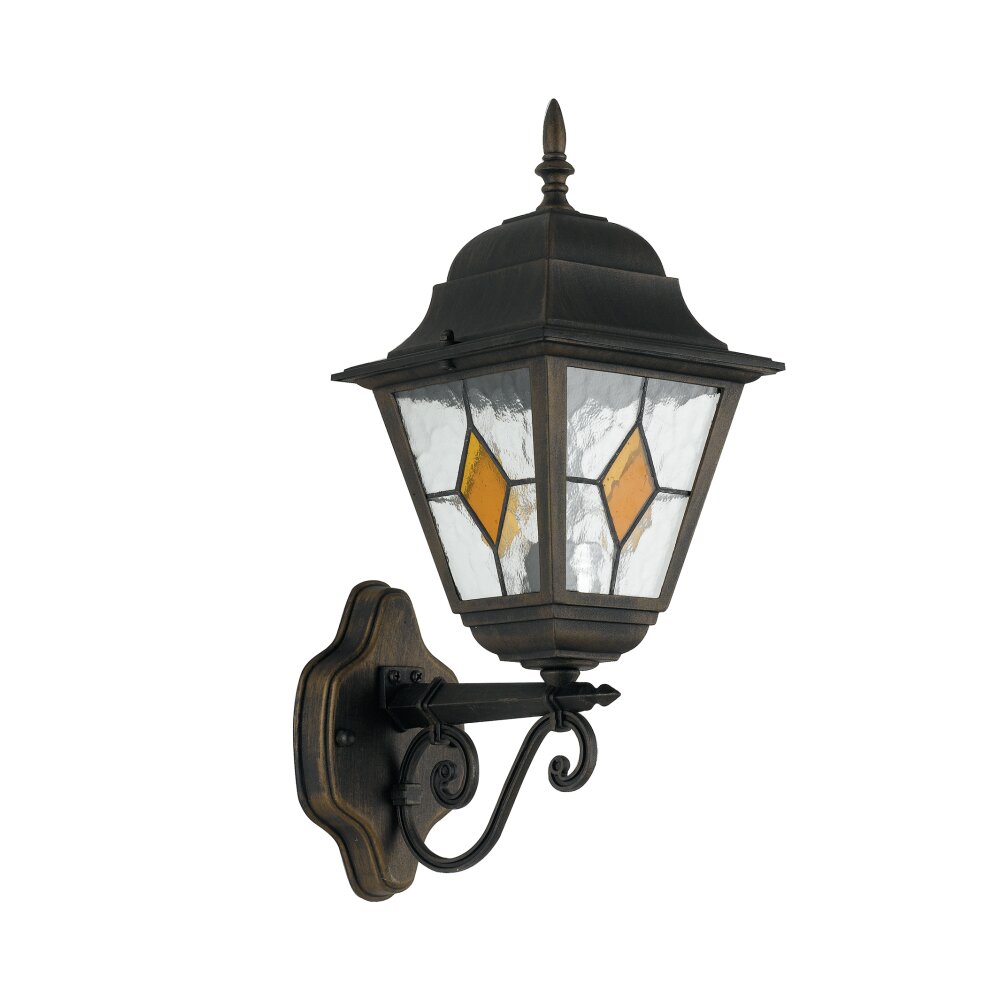 Lutec Pisa Außenwandleuchte Anthrazit, 1-flammig main product photo