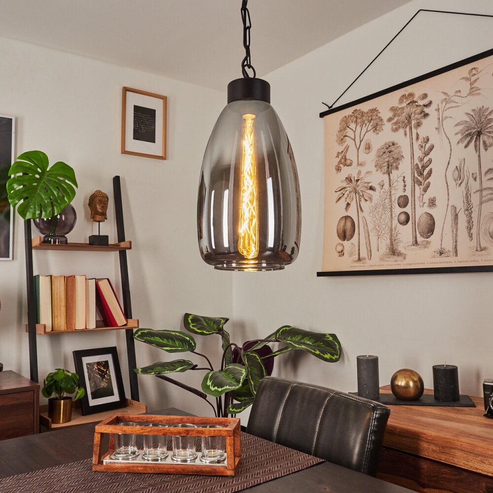 Larobe Hängeleuchte Schwarz, 1-flammig main product photo