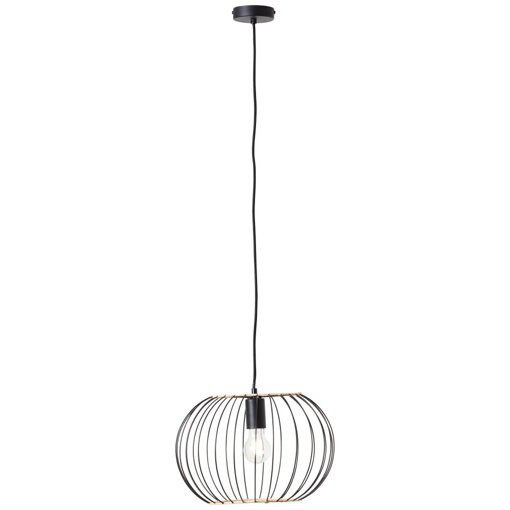 Brilliant Leuchten Silemia Pendelleuchte Schwarz, 1-flammig main product photo