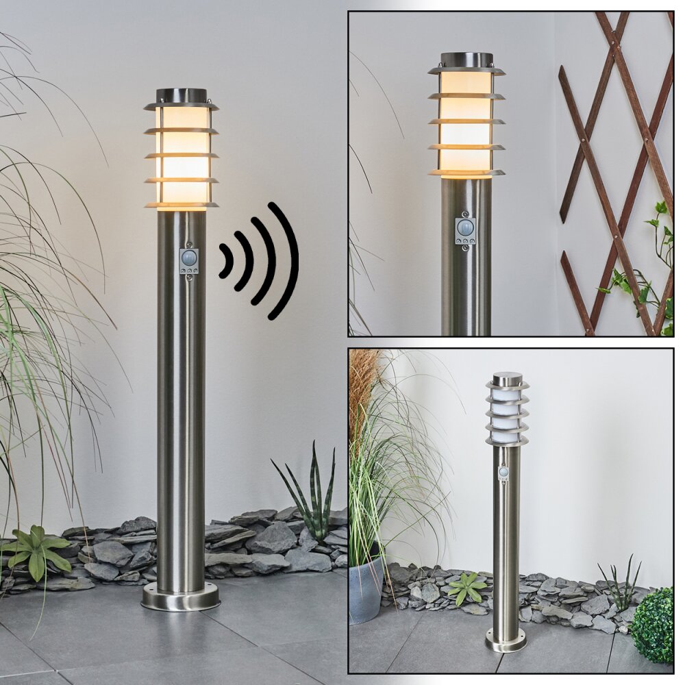 Tunes Wegeleuchte Nickel-Matt, 1-flammig, Bewegungsmelder main product photo