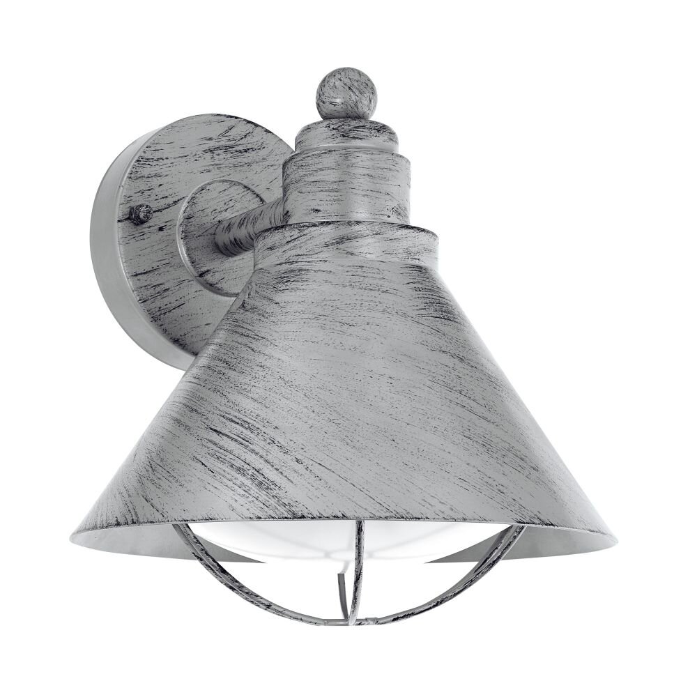 Eglo BARROSELA Wandleuchte Dunkelbraun, Silber, 1-flammig main product photo