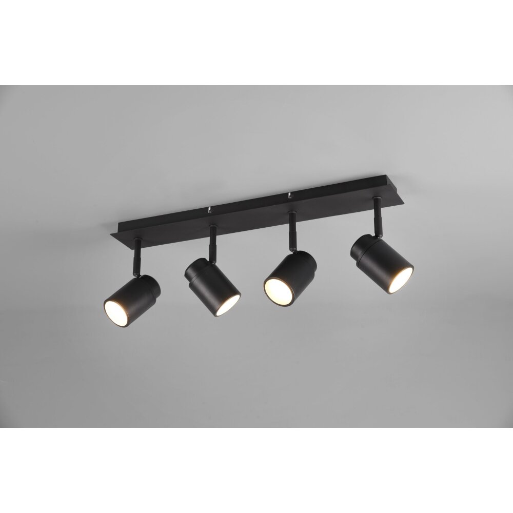 Trio Leuchten Angelo Deckenleuchte Schwarz, 4-flammig main product photo