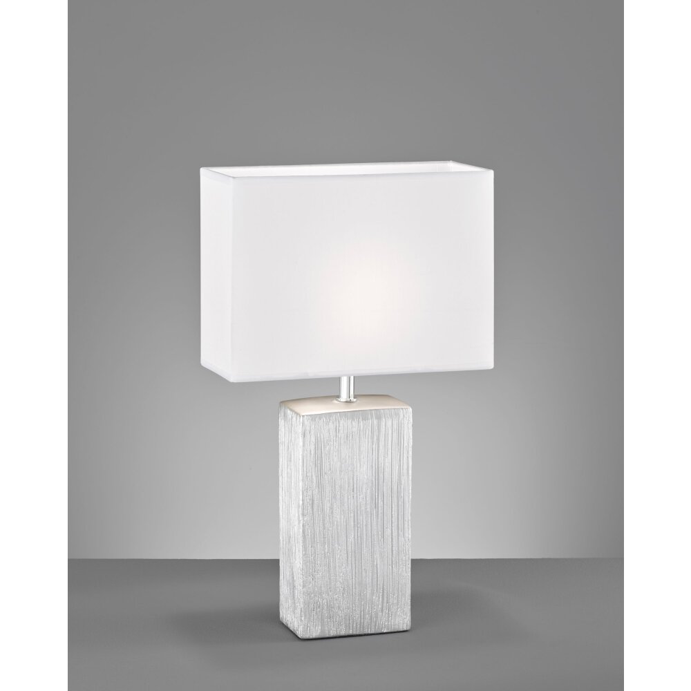 Fischer & Honsel Flens Tischleuchte Silber, 1-flammig main product photo