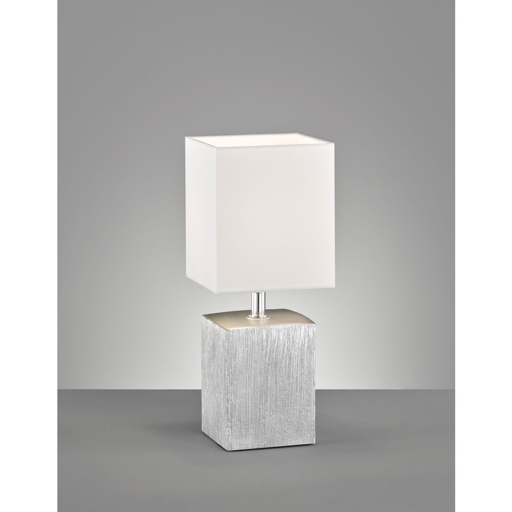Fischer & Honsel Flens Tischleuchte Silber, 1-flammig main product photo