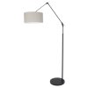 Steinhauer Prestige Chic Bogenstehlampe Schwarz, 1-flammig