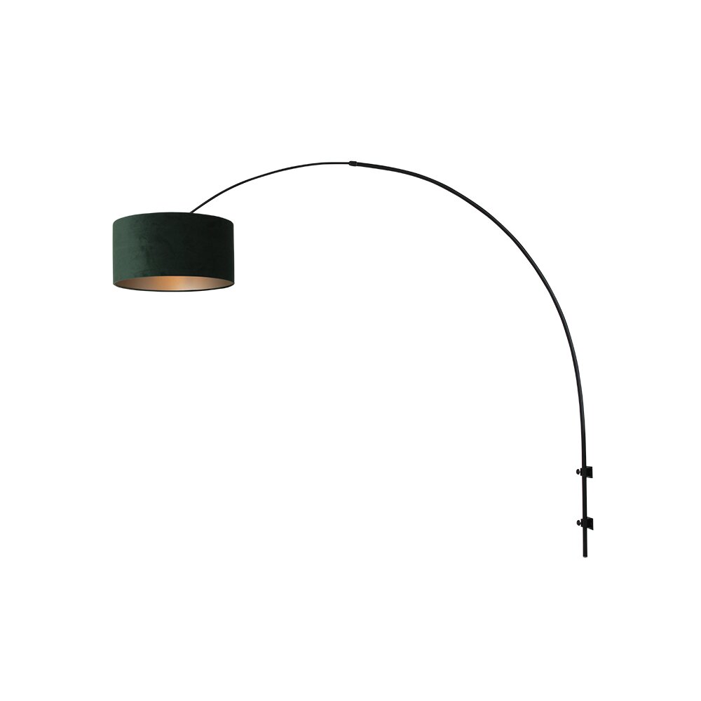 Steinhauer Sparkled Wandleuchte Schwarz, 1-flammig main product photo