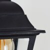 Naofe Außenwandleuchte Schwarz, 1-flammig, Bewegungsmelder