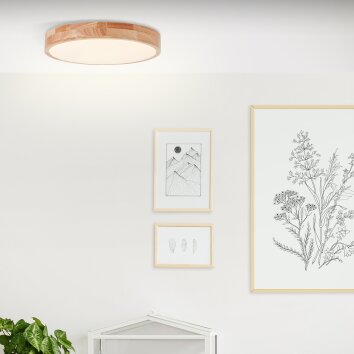 Brilliant Slimline Deckenleuchte LED Weiß, 1-flammig