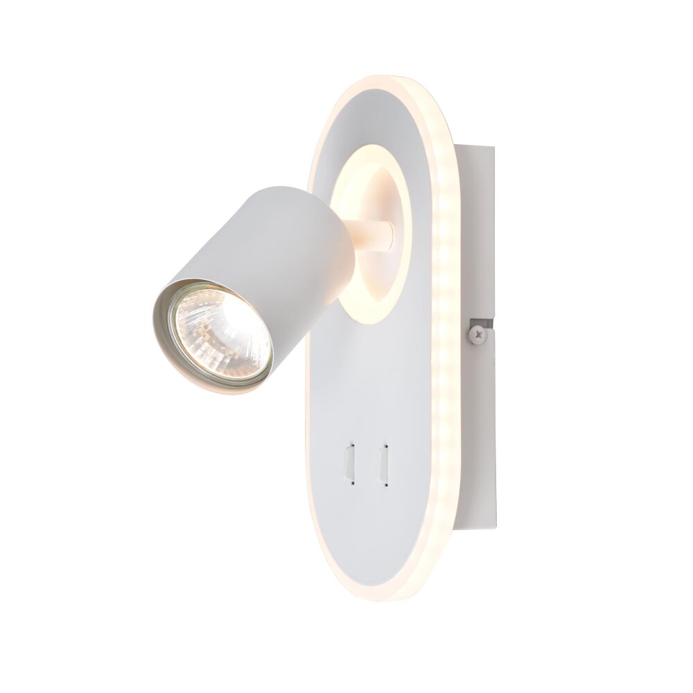 Brilliant Kimon Wandleuchte Weiß, 1-flammig main product photo