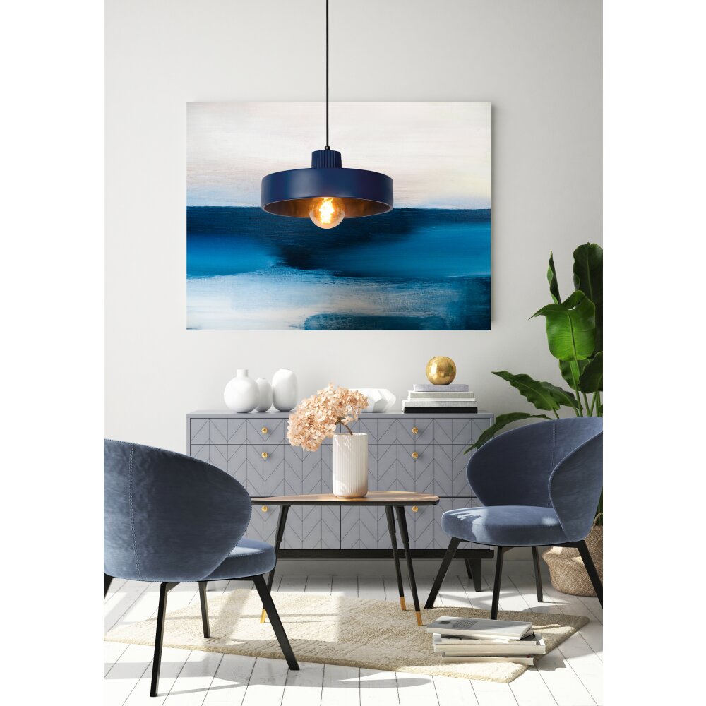 Lucide OPHELIA Pendelleuchte Schwarz, 1-flammig main product photo
