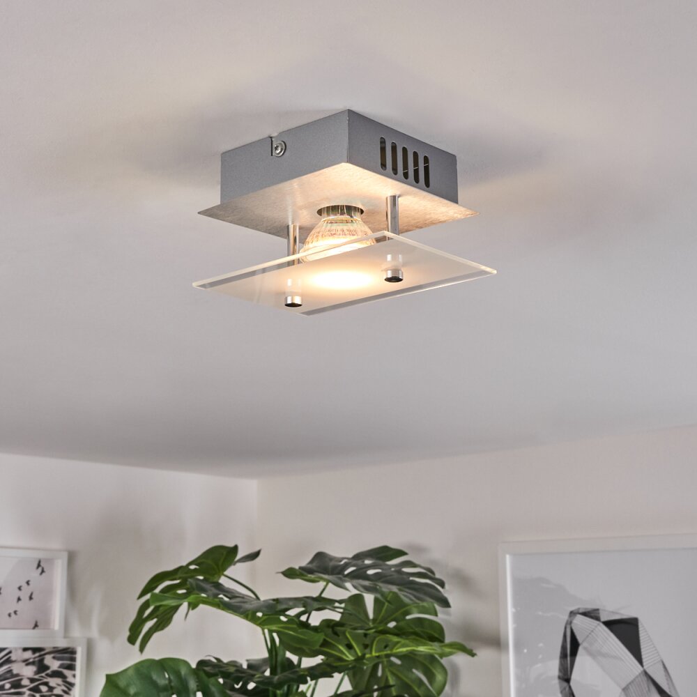 Liestal Deckenleuchte LED Nickel-Matt, 1-flammig main product photo