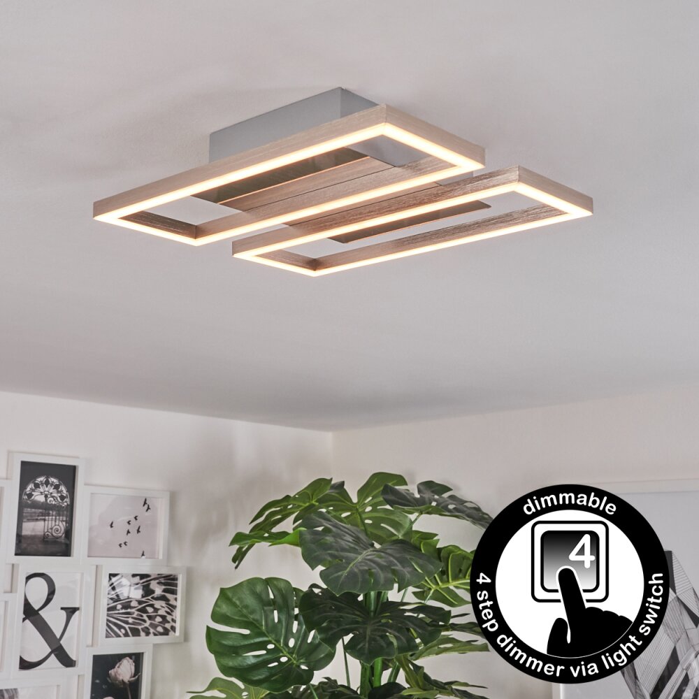 Buren Deckenleuchte LED Nickel-Matt, 1-flammig main product photo