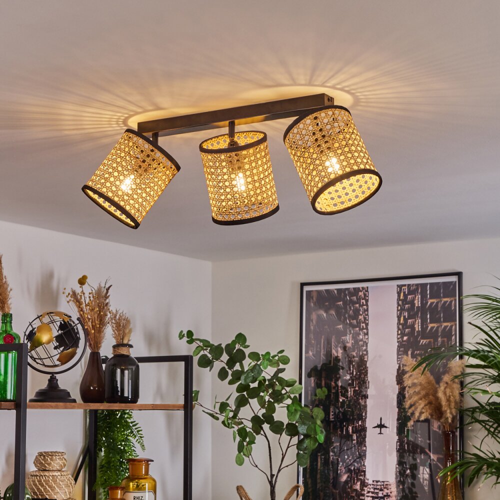 Jonas Deckenleuchte Schwarz, 3-flammig main product photo