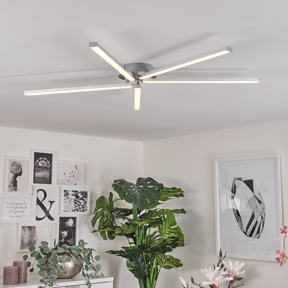 Mohlin Deckenleuchte LED Nickel-Matt, 5-flammig main product photo