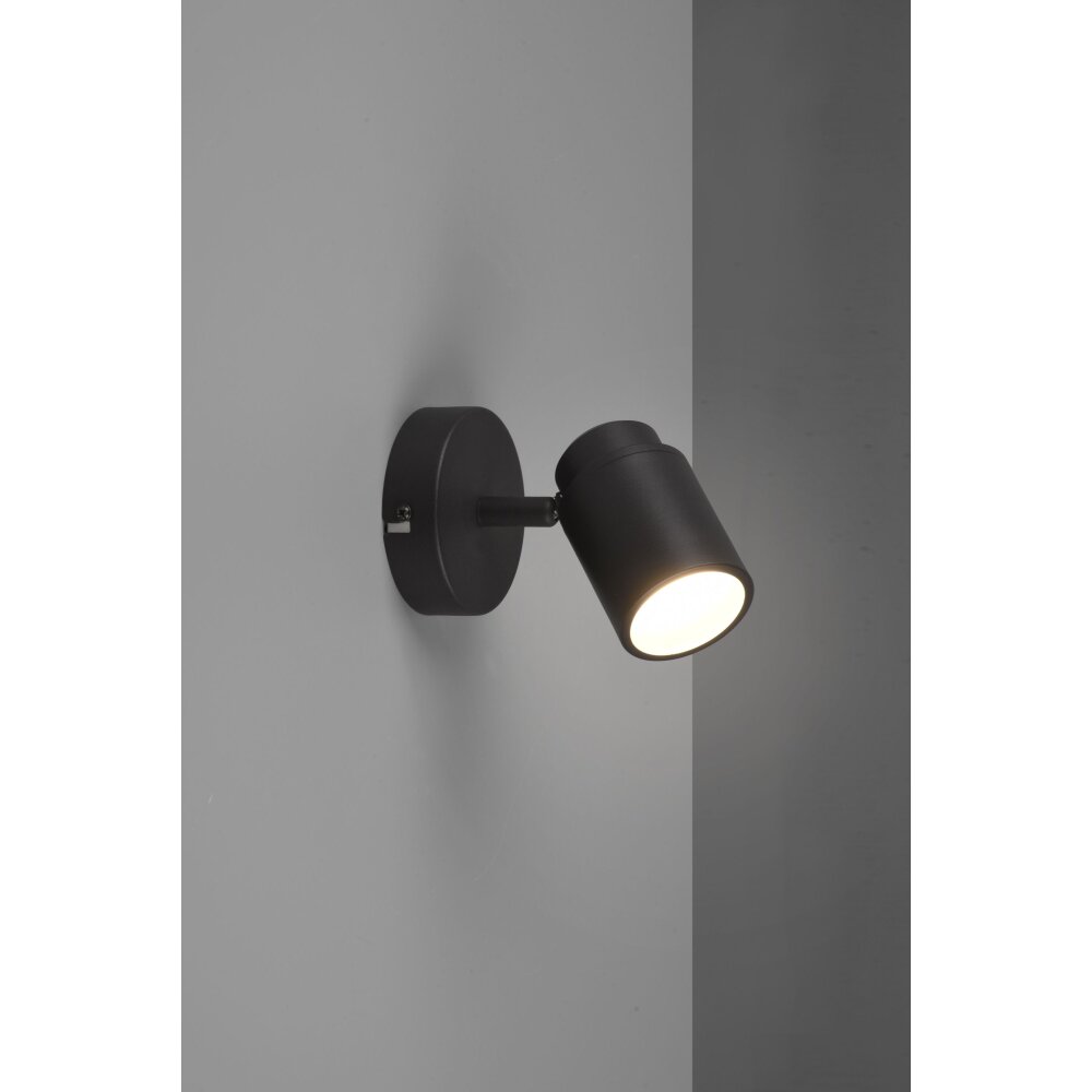 Trio Leuchten Angelo Wandleuchte Schwarz, 1-flammig main product photo