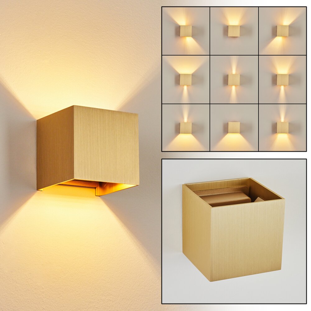 Badajoz Wandleuchte Gold, 1-flammig main product photo