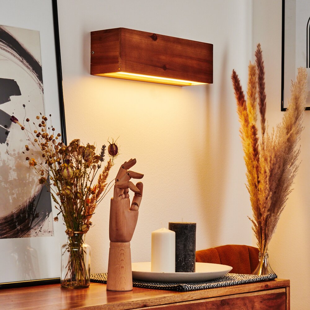 Marmorera Wandleuchte LED Naturfarben, Weiß, 1-flammig main product photo
