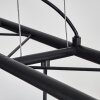 Susillon Pendelleuchte Schwarz, 4-flammig