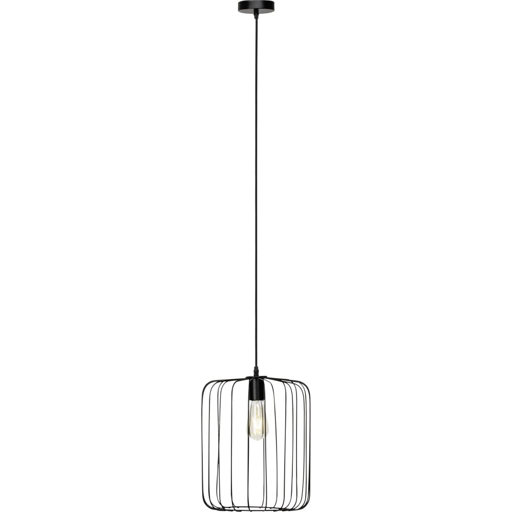 Brilliant Leuchten Flavian Pendelleuchte Schwarz, 1-flammig main product photo