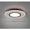 Trio Leuchten Verus Deckenleuchte LED Nickel-Matt, 1-flammig, Fernbedienung