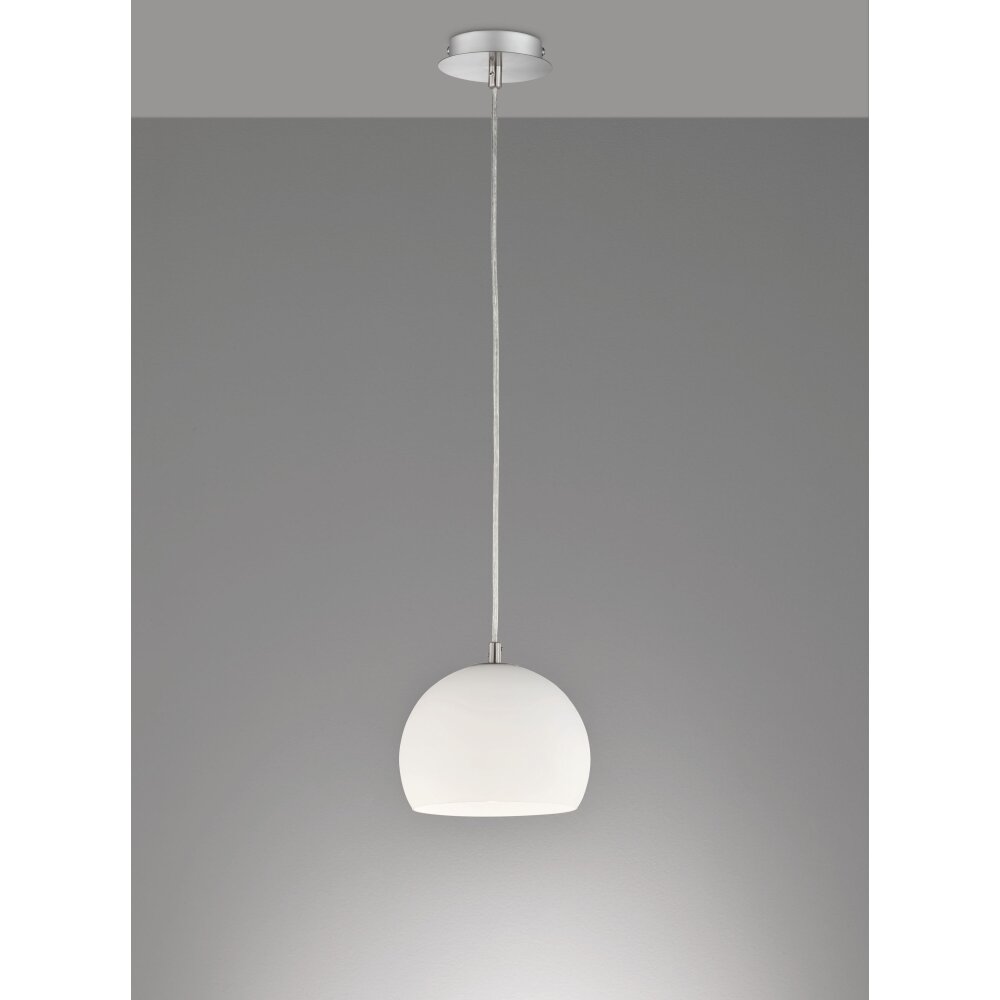 Fischer & Honsel Bow Pendelleuchte Nickel-Matt, 1-flammig main product photo