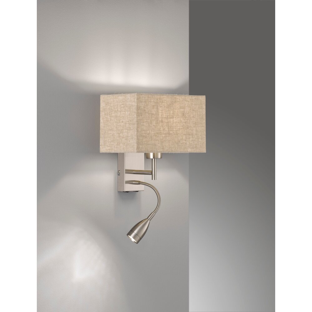 Fischer & Honsel Dream Wandleuchte Nickel-Matt, 1-flammig main product photo